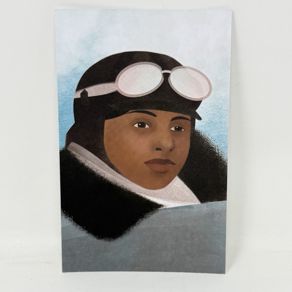 Postcard Bessie‎ Coleman - Brave Black First --- UNPOSTED  Smithsonian 2020